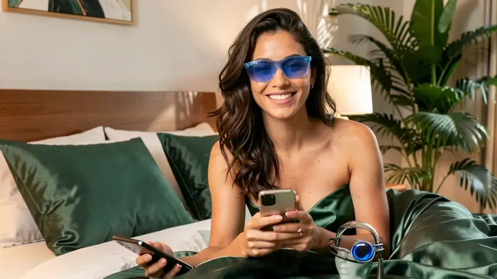 O que é luz azul e óculos de proteção: o que a ciência mostra sobre telas, sono e filtro O que é luz azul e óculos de proteção: o que a ciência mostra sobre telas, sono e filtro